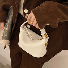 Load image into Gallery viewer, PU Leather Solid Color Cloud Bag Soft Comfortable Casual Handbag Shoulder Bag Women Simple Crossbody Bag
