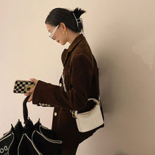 Load image into Gallery viewer, PU Leather Solid Color Cloud Bag Soft Comfortable Casual Handbag Shoulder Bag Women Simple Crossbody Bag
