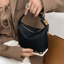 Load image into Gallery viewer, PU Leather Solid Color Cloud Bag Soft Comfortable Casual Handbag Shoulder Bag Women Simple Crossbody Bag
