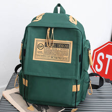 Load image into Gallery viewer, Canvas Backpack Fashionable Durable Large Capacity Travel Backpack Comfortable Adjustable Shoulder Strap Couple Backpack

