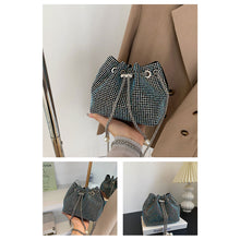 Load image into Gallery viewer, Fashionable Shiny Chain Shoulder Bag PU Leather Niche Pearl Pendant Large Capacity Crossbody Bag for Women

