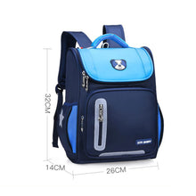 Load image into Gallery viewer, Children Waterproof Large Capacity Backpack Breathable Spine Protecting Lightweight Backpack Schoolbag
