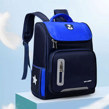 Load image into Gallery viewer, Children Waterproof Large Capacity Backpack Breathable Spine Protecting Lightweight Backpack Schoolbag

