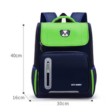 Load image into Gallery viewer, Children Waterproof Large Capacity Backpack Breathable Spine Protecting Lightweight Backpack Schoolbag
