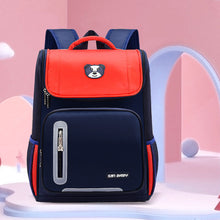 Load image into Gallery viewer, Children Waterproof Large Capacity Backpack Breathable Spine Protecting Lightweight Backpack Schoolbag
