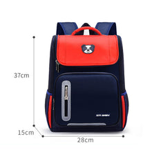 Load image into Gallery viewer, Children Waterproof Large Capacity Backpack Breathable Spine Protecting Lightweight Backpack Schoolbag
