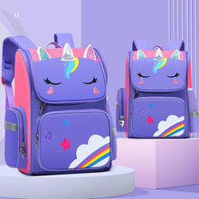 Load image into Gallery viewer, Children Cute Large Capacity Backpack Breathable Spine Protecting Lightweight Waterproof Backpack Girls Boys Schoolbags
