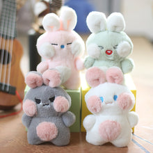 Load image into Gallery viewer, Cute Rabbit Plush Toys Bunny Stuffed Toys Bag Pendant Kids Girls Toy Birthday Gifts Mini Animal Plush Doll Keychain Key Ring
