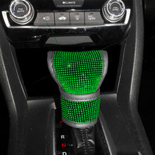 Load image into Gallery viewer, Universal Crystal Rhinestones Car Shift Gear Cover Leather Auto Gear Shift Knob Cover Accessories
