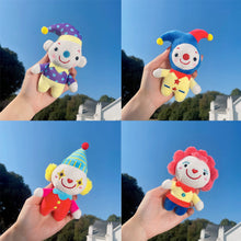 Load image into Gallery viewer, 12cm Creative Clown Plush Doll Keychain Cartoon Circus Clown Kawaii Stuffed Toys For Girls Cute Plush Bag Pendant Children Gifts
