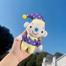 Load image into Gallery viewer, 12cm Creative Clown Plush Doll Keychain Cartoon Circus Clown Kawaii Stuffed Toys For Girls Cute Plush Bag Pendant Children Gifts
