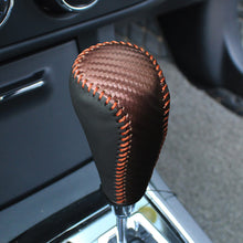 Load image into Gallery viewer, Car Leather Gear Shifter Knob Cover Transmission Shift Boot Lever Case for Toyota Camry RAV4
