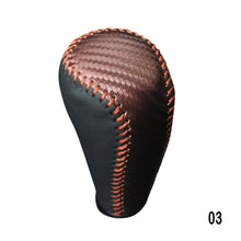 Load image into Gallery viewer, Car Leather Gear Shifter Knob Cover Transmission Shift Boot Lever Case for Toyota Camry RAV4
