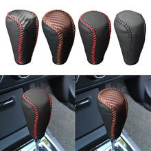Load image into Gallery viewer, Car Leather Gear Shifter Knob Cover Transmission Shift Boot Lever Case for Toyota Camry RAV4
