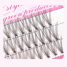 Load image into Gallery viewer, 3D Eyelashes Segmental Grafting of False Eyelashes 10D 0.1mm Women Makeup Artificial Fibre Fake Eyelash Extension
