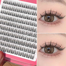 Load image into Gallery viewer, Natural Simulation Single Cluster False Eyelashes Thick Curling High-capacity Tower Tip Wheat Artificial Ear Grafting Eyelashes
