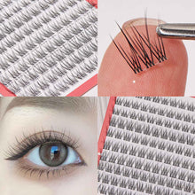 Load image into Gallery viewer, Natural Simulation Single Cluster False Eyelashes Thick Curling High-capacity Tower Tip Wheat Artificial Ear Grafting Eyelashes
