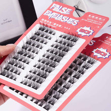 Load image into Gallery viewer, Natural Simulation Single Cluster False Eyelashes Thick Curling High-capacity Tower Tip Wheat Artificial Ear Grafting Eyelashes
