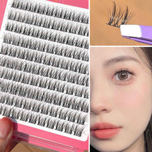 Load image into Gallery viewer, Natural Simulation Single Cluster False Eyelashes Thick Curling High-capacity Tower Tip Wheat Artificial Ear Grafting Eyelashes
