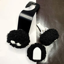 Load image into Gallery viewer, Cartoon Car Cute Black Elf Seat Headrest Hooks Air Vent Clip Storage Hanger Back Seat Organizer Holder Auto Interior Accessories Hook
