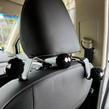 Load image into Gallery viewer, Cartoon Car Cute Black Elf Seat Headrest Hooks Air Vent Clip Storage Hanger Back Seat Organizer Holder Auto Interior Accessories Hook
