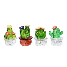 Load image into Gallery viewer, Car Accessories Transparent Crystal Cactus Auto Center Console Ornaments Desktop Dolls Small Gifts Cake Auto Decorations Toys

