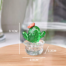 Load image into Gallery viewer, Car Accessories Transparent Crystal Cactus Auto Center Console Ornaments Desktop Dolls Small Gifts Cake Auto Decorations Toys
