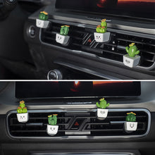 Load image into Gallery viewer, Car Mini Cactus Figurines Ornaments Cactus Bonsai Decor Sculptures and Figurines Desktop Ornament Car Home Decoration
