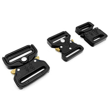 Load image into Gallery viewer, Metal Quick Release Buckle Tactical Belt Buckle Set Zinc Metal Male Belt Silver Buckle Belt Clip Adjustable Clasp Hooks Buckles Clip
