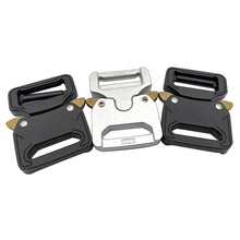 Load image into Gallery viewer, Metal Quick Release Buckle Tactical Belt Buckle Set Zinc Metal Male Belt Silver Buckle Belt Clip Adjustable Clasp Hooks Buckles Clip
