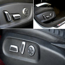 Load image into Gallery viewer, 6Pcs Car Seat Adjustment Button Switch Cover Knob Trim Decoration Cover for Audi A3 A4 A4L B8 A5 A6 A6L C6 C7 A7 Q3 Q5 Q5L Accessories

