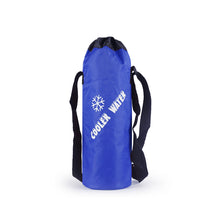 Load image into Gallery viewer, Oxford Cloth Portable Folding Snow Kettle Bag Large Capacity Round Aluminum Foil Insulated Cold Bottle Set One Shoulder Portable Outdoor Items
