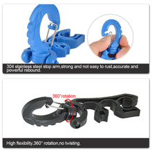 Load image into Gallery viewer, 1PC Diving Spare Two Level Head Quick Release Bcd Breathing Regulator Clamp Low Pressure Pipe Clamp Fixed Hook Diving Accessories
