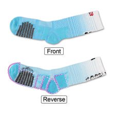 Load image into Gallery viewer, Intermediate Gradient Professional Basketball Football Socks Thick Towel Bottom Non-Slip Riding Socks Sports Accessories 39-45 Yards
