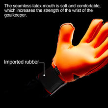Load image into Gallery viewer, 1 Pair Children Adult Professional Soccer Goalkeeper Gloves Thickened Latex Sports Gloves With Finger Protection Protective Equipment
