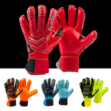 Load image into Gallery viewer, 1 Pair Children Adult Professional Soccer Goalkeeper Gloves Thickened Latex Sports Gloves With Finger Protection Protective Equipment
