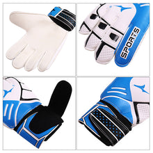 Load image into Gallery viewer, 1 Pair Children Adult Professional Soccer Goalkeeper Gloves 4MM Thick Latex Anti-Slip Wear-Resistant Training Gloves With Finger Protection Equipment
