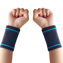 Load image into Gallery viewer, 1 Pair Female Sports Wrist Guard Sports Fitness Basketball Tennis Running Knitted Hand Support Wrist Strap Ultra-Thin Invisible Cold Wipe Sweat Absorbent Strap
