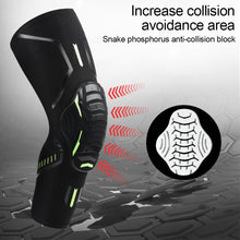 Load image into Gallery viewer, 1PC Honeycomb Sponge Anti-Collision Sports Knee Pads Basketball Football Cycling Breathable Pressure Meniscus Long Leg Protectors Sports Protective Gear
