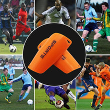 Load image into Gallery viewer, 1 Pair Professional Football Leg Pads Anti-Collision Pp Eva Sponge Color Anti-Kick Anti-Fracture Leg Pads Sports Protection
