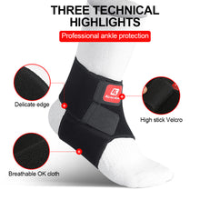 Load image into Gallery viewer, 1PC Wrapped lightweight sports ankle protection OK Cloth Wrap Ankle Guard Outdoor Sports Running Basketball 3D Anti-Sprain Breathable Pressure Bandage Heel Joint Guard
