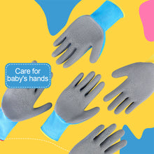 Load image into Gallery viewer, 1 Pair Children Nitrile Cartoon Protective Gloves Camping Gardening Plucking Picking Beach Comb Thick Anti-Slip Wear-Resistant Latex Gloves
