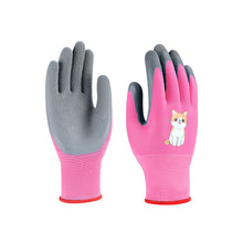 Load image into Gallery viewer, 1 Pair Children Nitrile Cartoon Protective Gloves Camping Gardening Plucking Picking Beach Comb Thick Anti-Slip Wear-Resistant Latex Gloves
