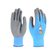Load image into Gallery viewer, 1 Pair Children Nitrile Cartoon Protective Gloves Camping Gardening Plucking Picking Beach Comb Thick Anti-Slip Wear-Resistant Latex Gloves
