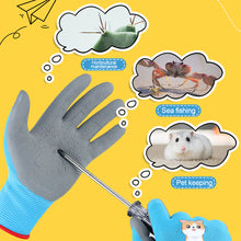 Load image into Gallery viewer, 1 Pair Children Nitrile Cartoon Protective Gloves Camping Gardening Plucking Picking Beach Comb Thick Anti-Slip Wear-Resistant Latex Gloves
