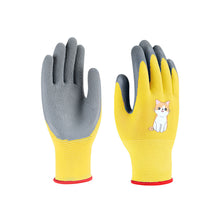 Load image into Gallery viewer, 1 Pair Children Nitrile Cartoon Protective Gloves Camping Gardening Plucking Picking Beach Comb Thick Anti-Slip Wear-Resistant Latex Gloves
