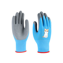 Load image into Gallery viewer, 1 Pair Children Nitrile Cartoon Protective Gloves Camping Gardening Plucking Picking Beach Comb Thick Anti-Slip Wear-Resistant Latex Gloves
