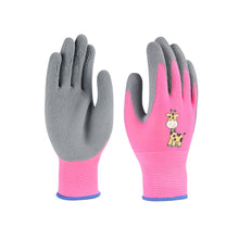 Load image into Gallery viewer, 1 Pair Children Nitrile Cartoon Protective Gloves Camping Gardening Plucking Picking Beach Comb Thick Anti-Slip Wear-Resistant Latex Gloves
