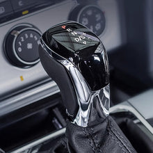 Load image into Gallery viewer, Car Auto LED Electronic Shift Hand Gear Shift Knob Head Lever Leather Shift Knob Stick For VW golf 7 passat B8 tiguan MK2 CC Scirocco Octavia Kodiaq superb jetta MK5 MK6
