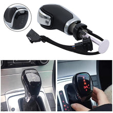 Load image into Gallery viewer, Car Auto LED Electronic Shift Hand Gear Shift Knob Head Lever Leather Shift Knob Stick For VW golf 7 passat B8 tiguan MK2 CC Scirocco Octavia Kodiaq superb jetta MK5 MK6
